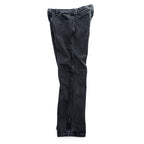 RUSTLER (Wrangler) ブラックデニムパンツ ジーンズ M コットン 87619CB