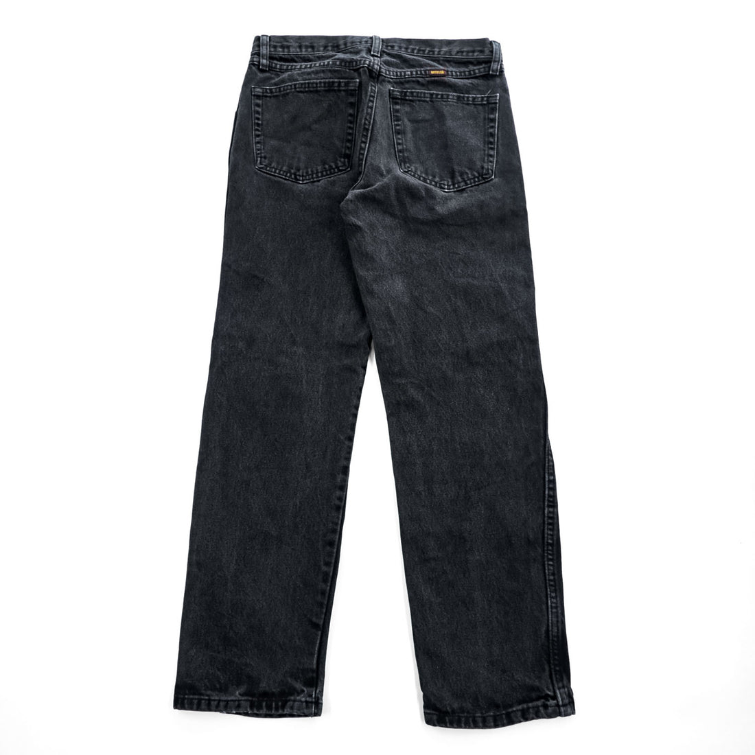RUSTLER (Wrangler) ブラックデニムパンツ ジーンズ M コットン 87619CB
