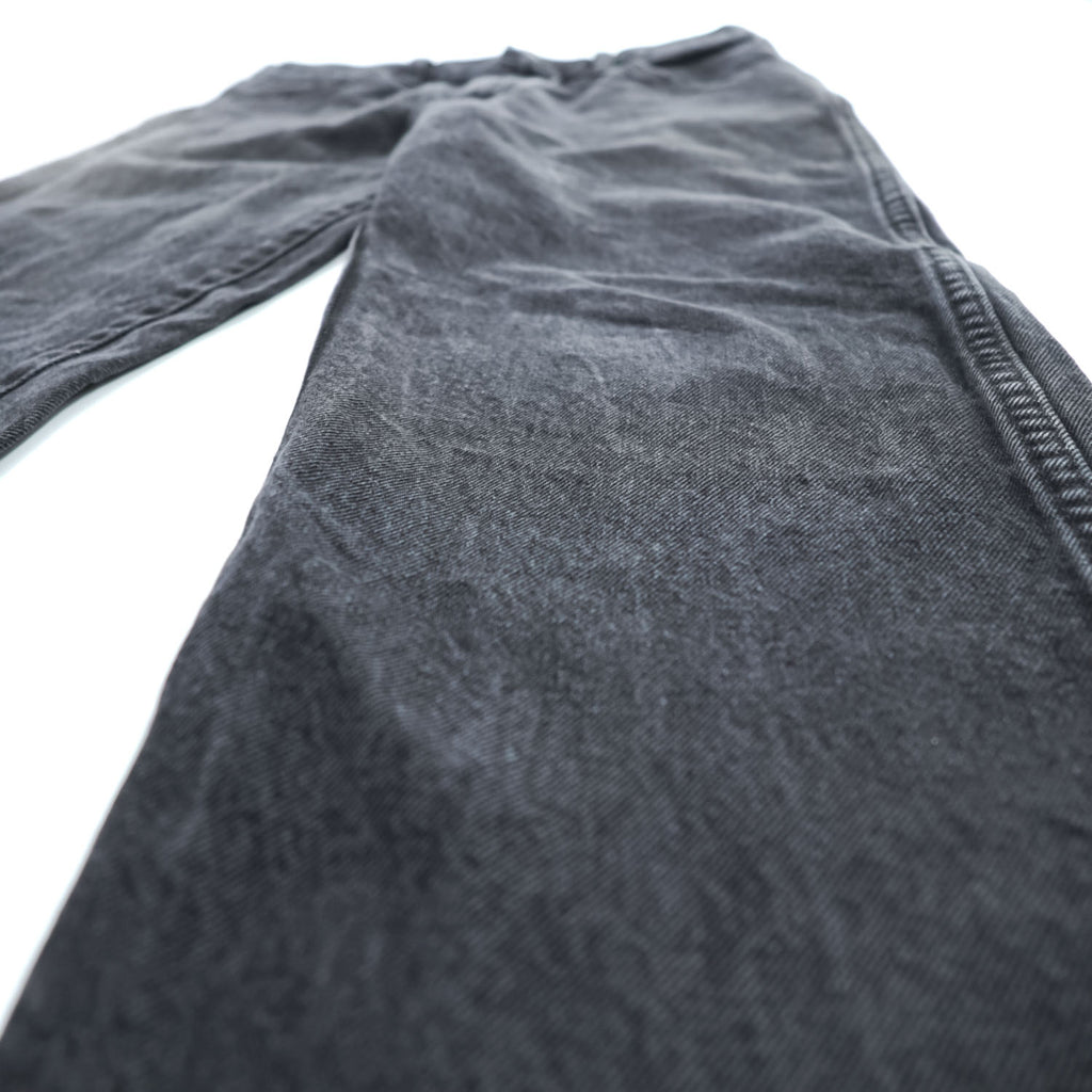 RUSTLER (Wrangler) ブラックデニムパンツ ジーンズ M コットン 87619CB