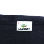 LACOSTE 90年代 ヴィンテージ Vネックニット セーター XL ネイビー ワニロゴ