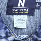 NAUTICA JEANS COMPANY 00年代 デニムジャケット Gジャン L インディゴ ブルー RJ4602-431