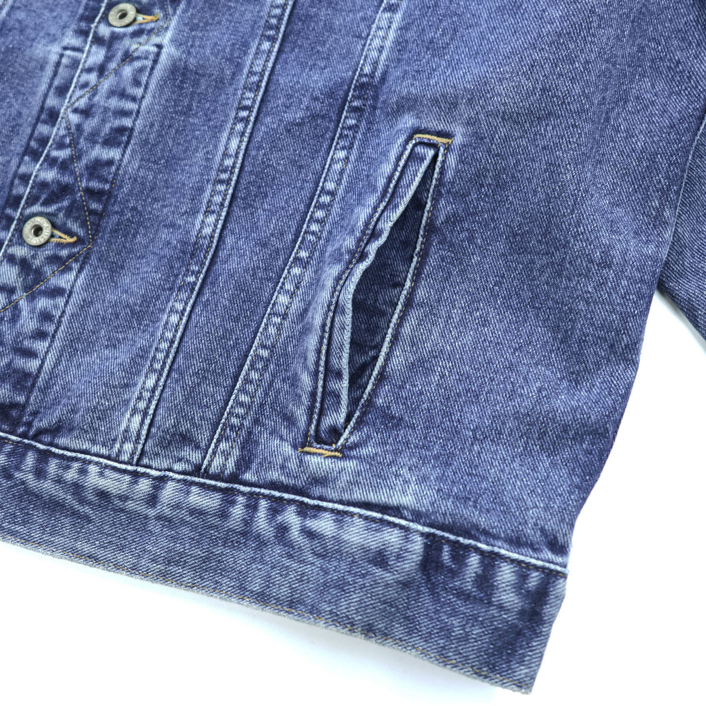 NAUTICA JEANS COMPANY 00年代 デニムジャケット Gジャン L インディゴ ブルー RJ4602-431