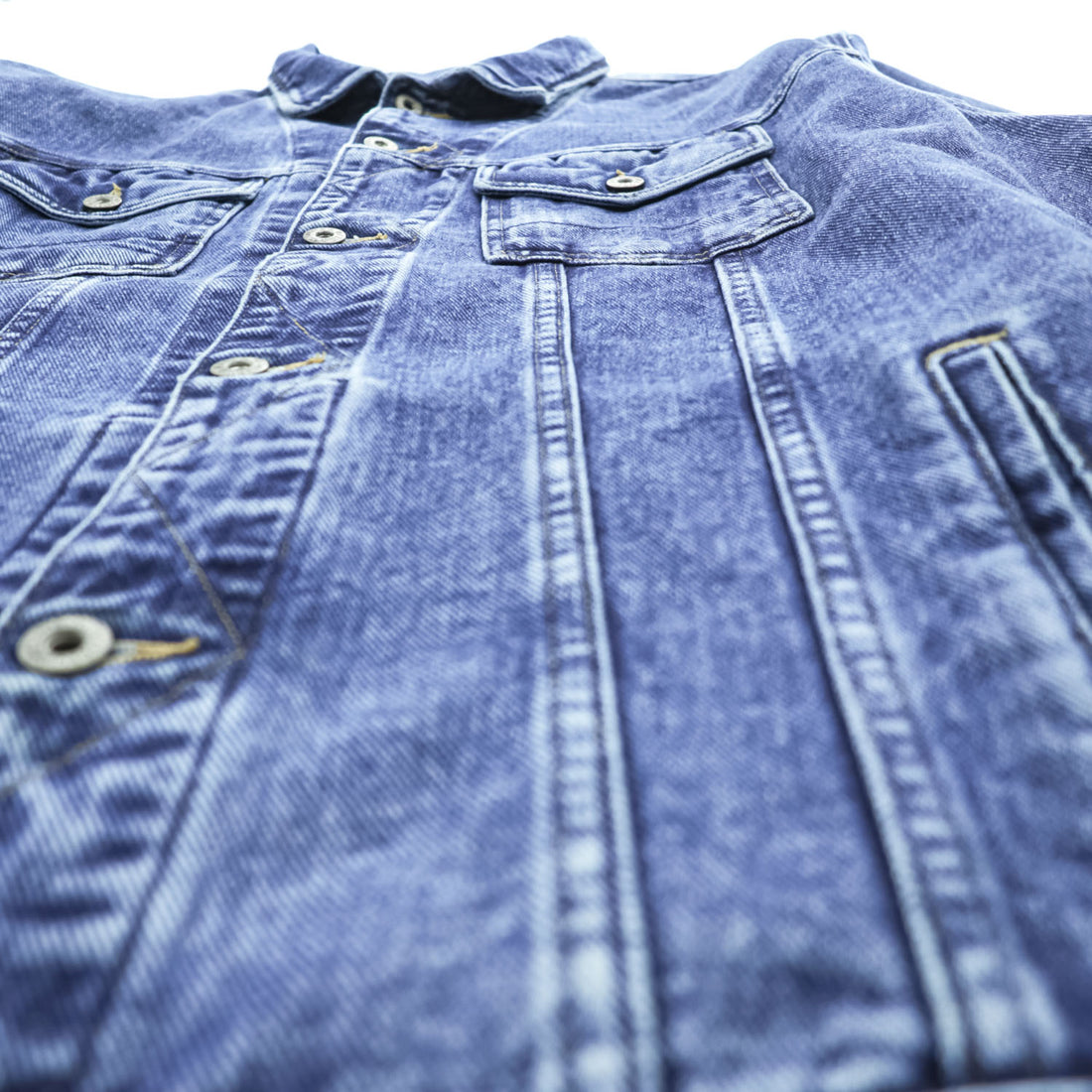 NAUTICA JEANS COMPANY 00年代 デニムジャケット Gジャン L インディゴ ブルー RJ4602-431