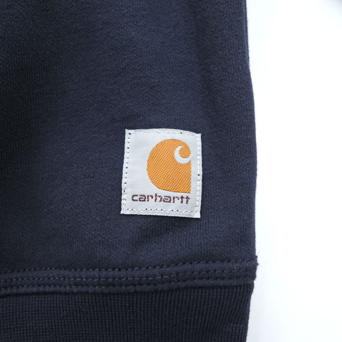 carhartt クルーネック 前V スウェット トレーナー L ネイビー 裏起毛 LOOSE FIT TS0124-M