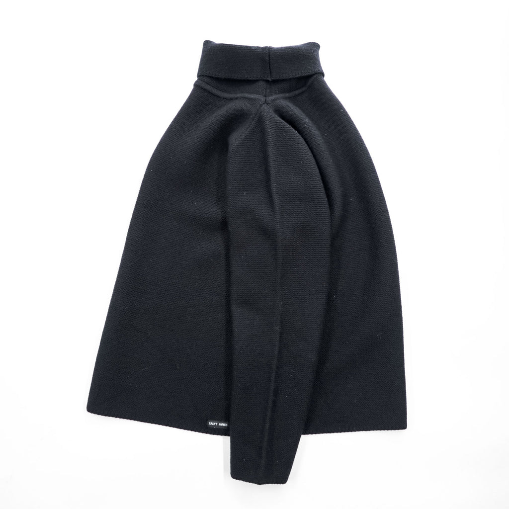 SAINT JAMES フランス製 タートルネック ニット セーター L ブラック