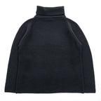 SAINT JAMES フランス製 タートルネック ニット セーター L ブラック