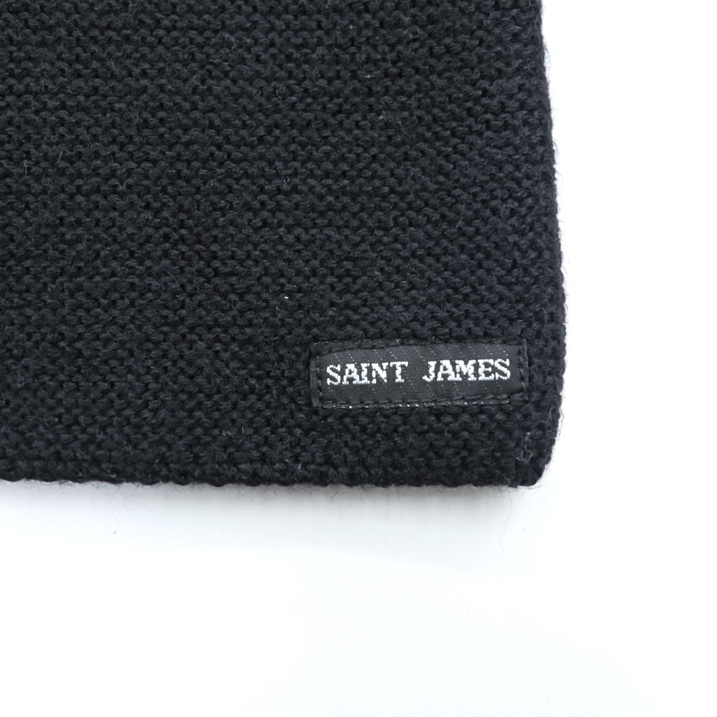 SAINT JAMES フランス製 タートルネック ニット セーター L ブラック