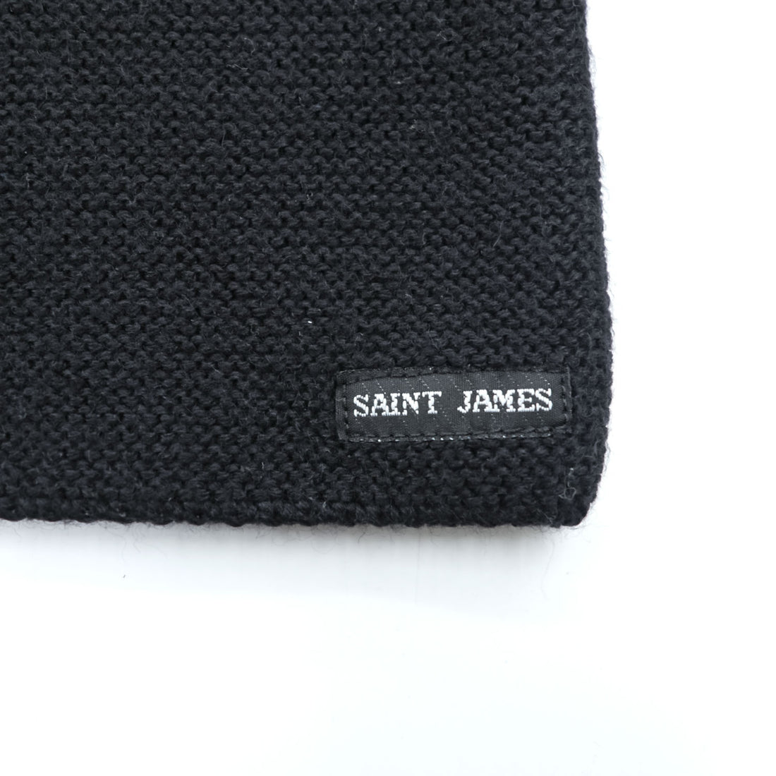 SAINT JAMES フランス製 タートルネック ニット セーター L ブラック