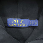 Polo Ralph Lauren プルオーバー パーカー S ブラック スモールポニー ロゴ 刺繍 カンガルーポケット