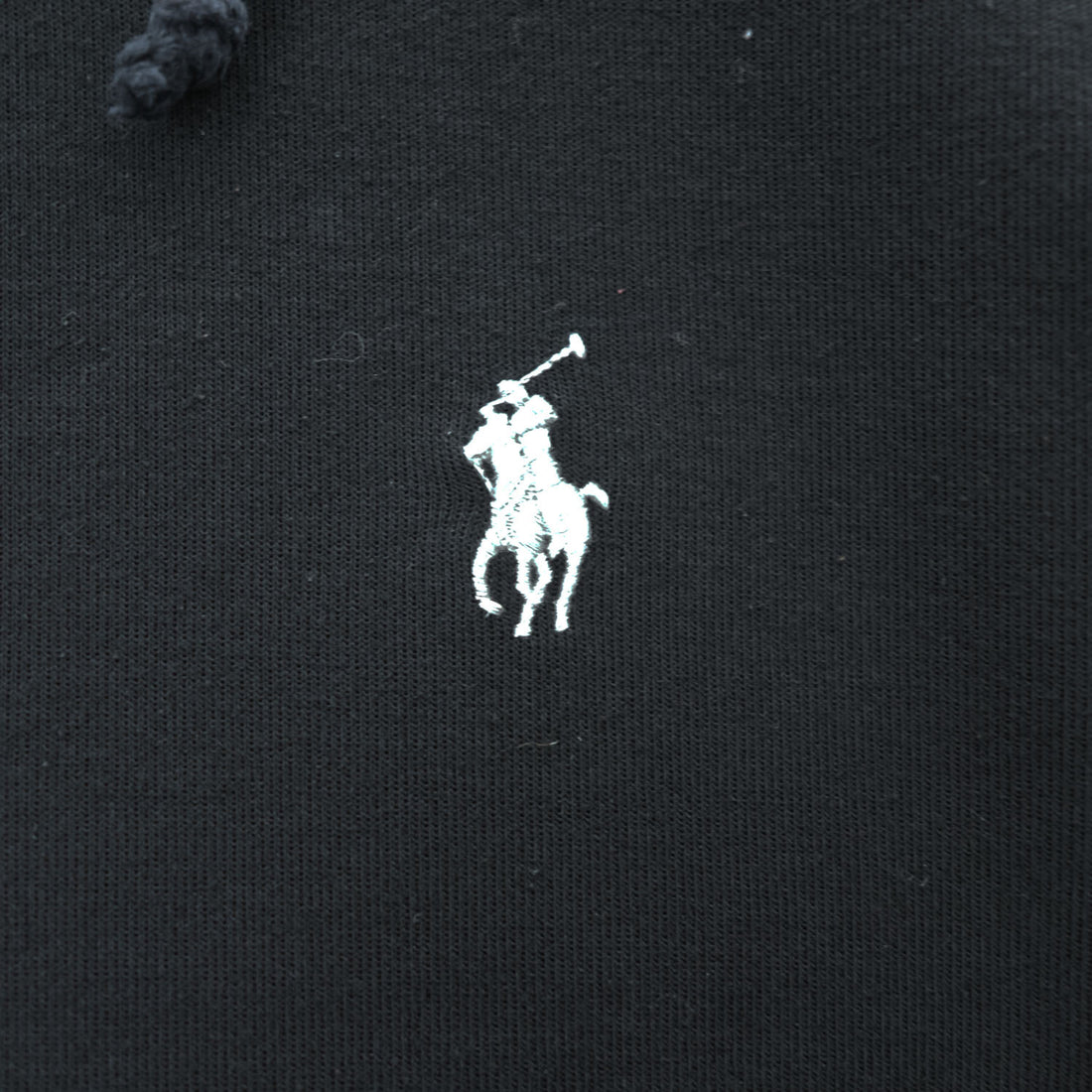 Polo Ralph Lauren プルオーバー パーカー S ブラック スモールポニー ロゴ 刺繍 カンガルーポケット