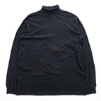 AURALEE 長袖 タートルネック ロングスリーブ Tシャツ SEAMLESS TURTLE NECK L/S TEE ブラック INTERNATIONAL ASSOCIATION of CREATORS