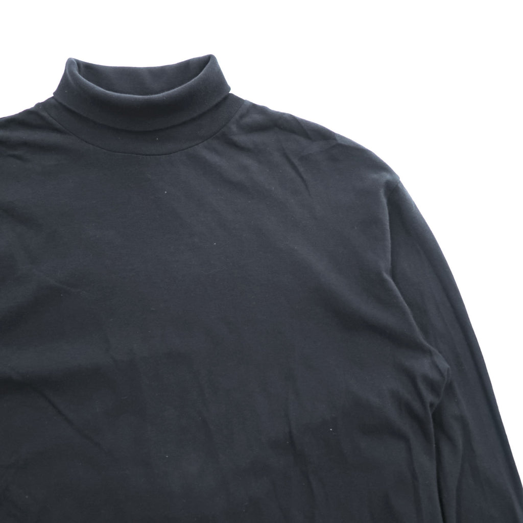 AURALEE 長袖 タートルネック ロングスリーブ Tシャツ SEAMLESS TURTLE NECK L/S TEE ブラック INTERNATIONAL ASSOCIATION of CREATORS