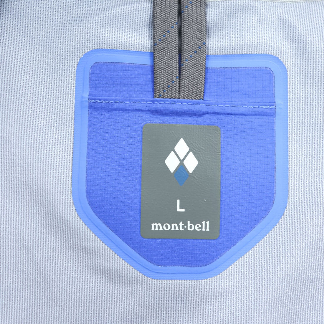 mont-bell サンダーパス ジャケット シェル レインジャケット マウンテンパーカー L ブルー ネイビー 防水 ドローコード 1128344