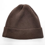 LE ( COMOLI / L'ECHOPPE )  ビーニー ニット帽 KNIT CAP ブラウン25-096-053-1001-3-0