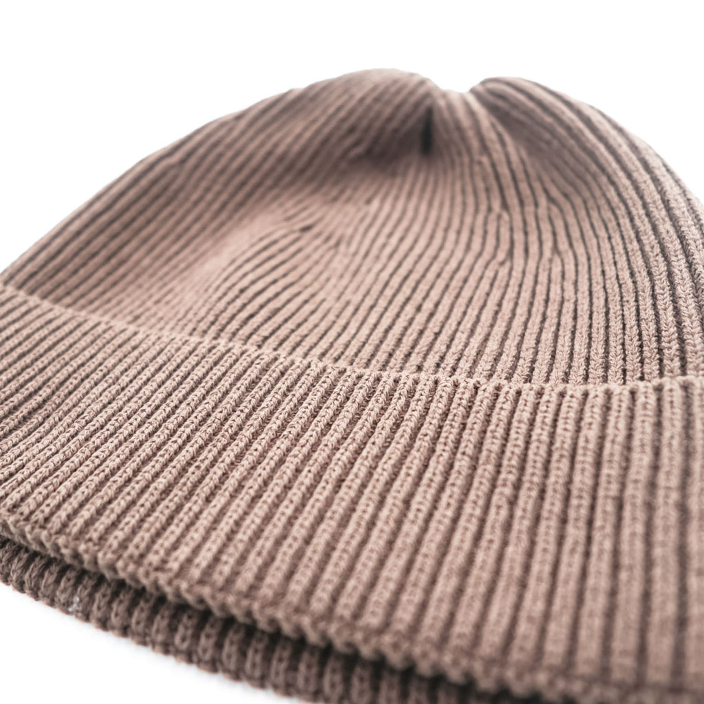 LE ( COMOLI / L'ECHOPPE )  ビーニー ニット帽 KNIT CAP ブラウン25-096-053-1001-3-0