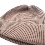 LE ( COMOLI / L'ECHOPPE )  ビーニー ニット帽 KNIT CAP ブラウン25-096-053-1001-3-0