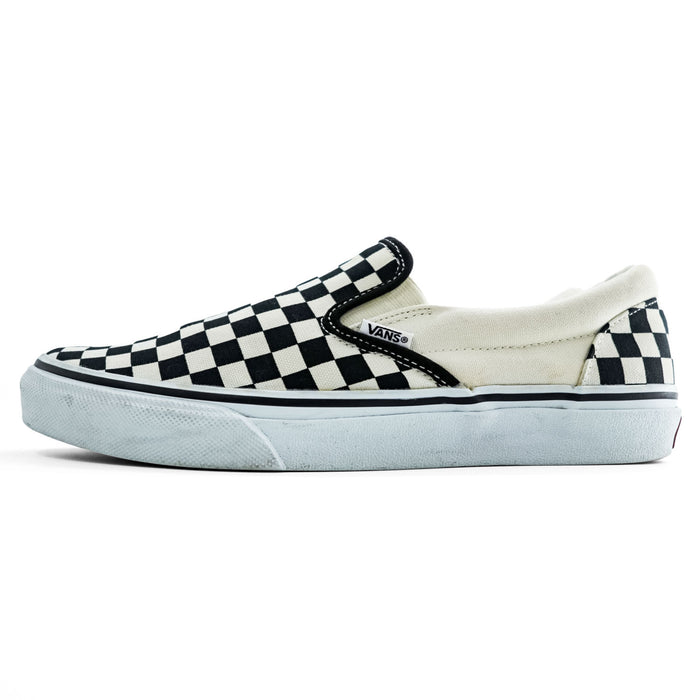 VANS クラシック スリッポン SLIP-ON スニーカー 26.5cm キャンバス チェッカーフラッグ V98CLA 466091-0001
