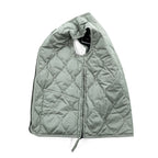 TAION V NECK ZIP VEST Down Vest Dark Sage Green Size S 2024FW