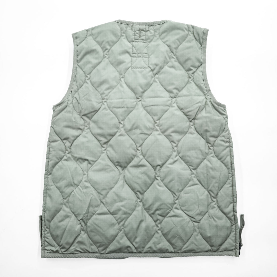 TAION V NECK ZIP VEST Down Vest Dark Sage Green Size S 2024FW