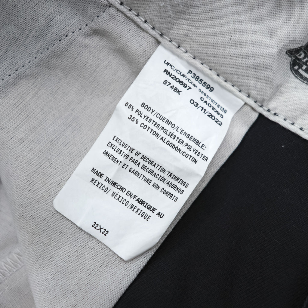 Dickies 874 Original Fit ワークパンツ 32 x 32 ブラック 874BK ブラック メキシコ製