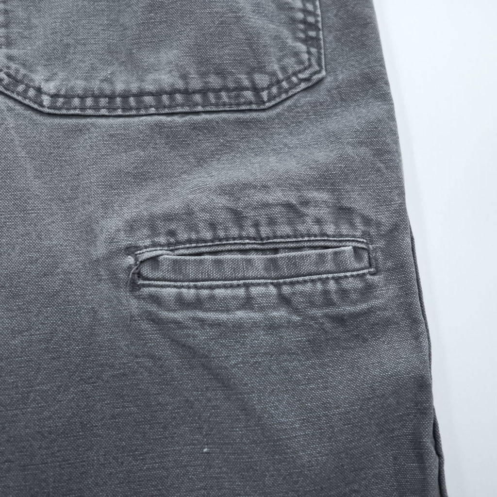 Dickies ダック地 ワークパンツ L フェードグレー キャンバス