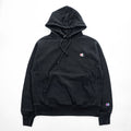 Champion リバースウィーブ REVERSE WEAVE プルオーバー パーカー L ブラック カンガルーポケット ワンポイントロゴ GF68 BKC