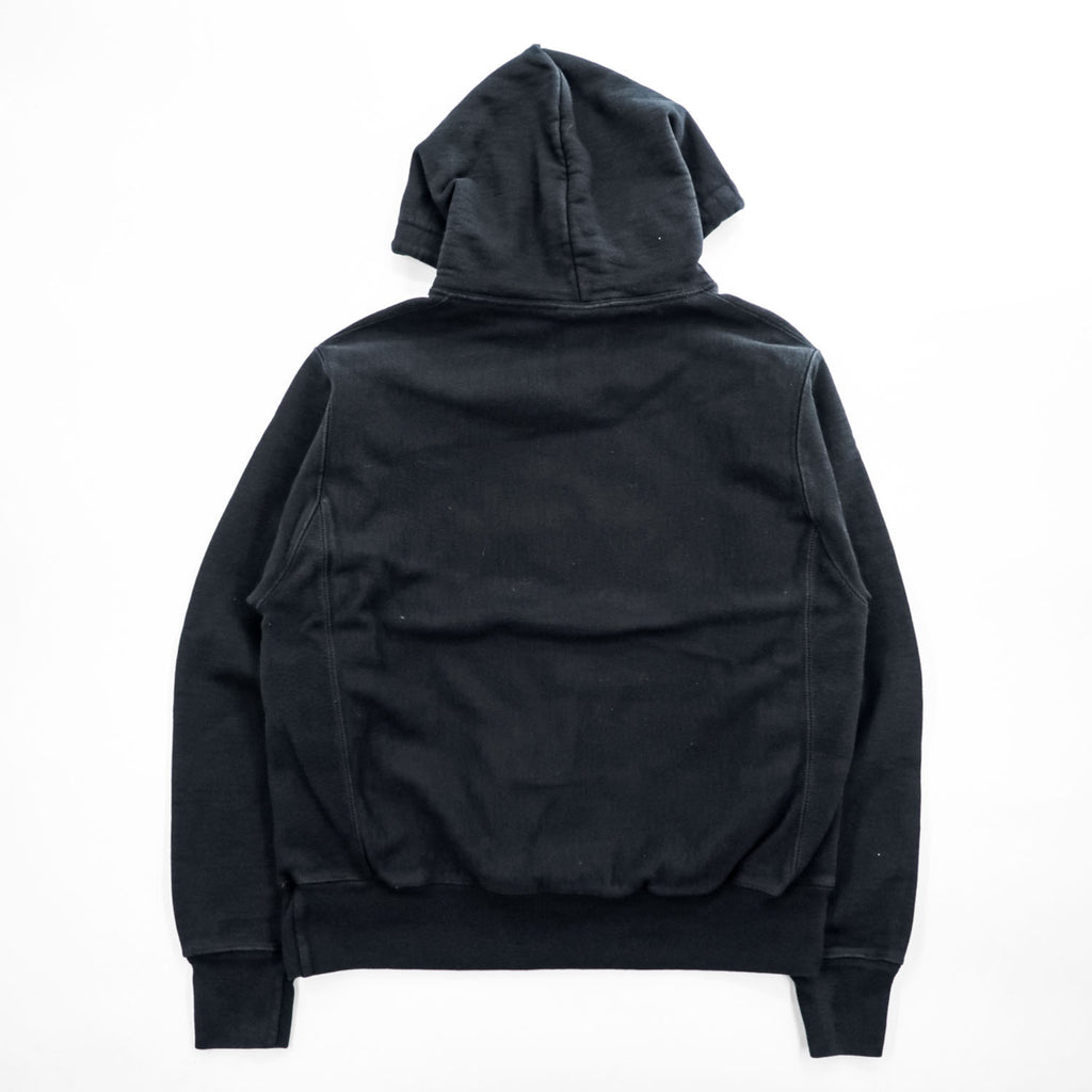 Champion リバースウィーブ REVERSE WEAVE プルオーバー パーカー L ブラック カンガルーポケット ワンポイントロゴ GF68 BKC