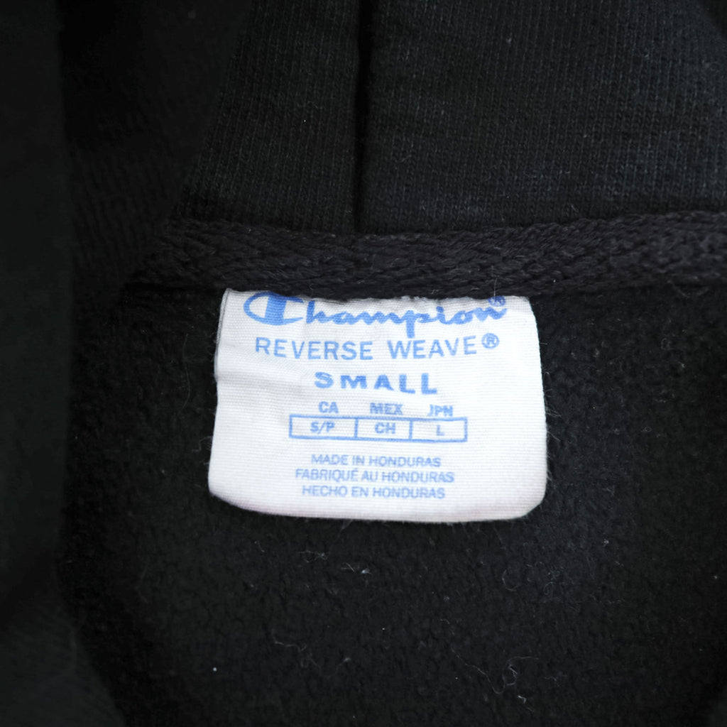 Champion リバースウィーブ REVERSE WEAVE プルオーバー パーカー L ブラック カンガルーポケット ワンポイントロゴ GF68 BKC