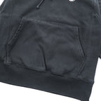 Champion リバースウィーブ REVERSE WEAVE プルオーバー パーカー L ブラック カンガルーポケット ワンポイントロゴ GF68 BKC