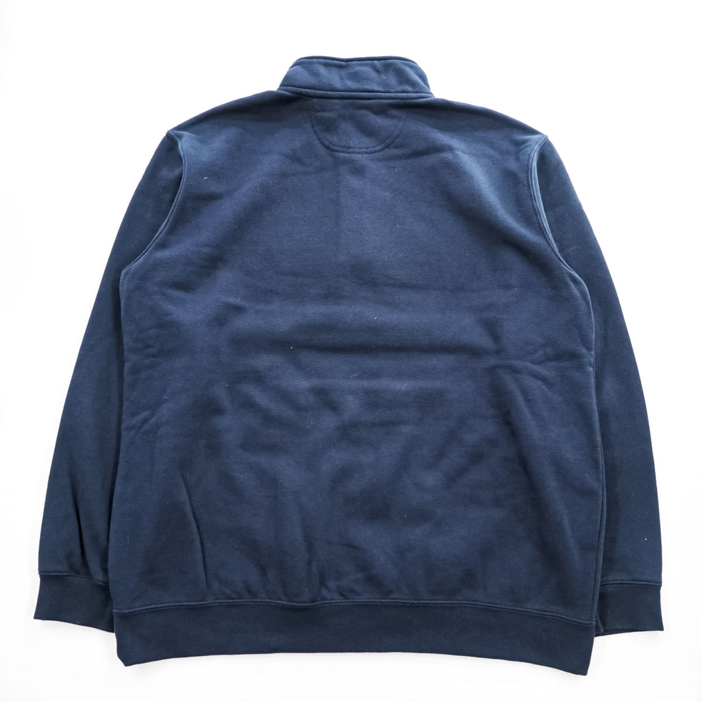 carhartt ハーフジップ スウェット トレーナー XL ネイビー 裏起毛 ビッグサイズ LOOSE FIT TS5294-M