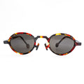 l.a. Eyeworks サングラス ラウンド HULA 310 ブラウン ベッコウ イタリア製