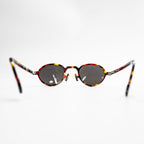 l.a. Eyeworks サングラス ラウンド HULA 310 ブラウン ベッコウ イタリア製