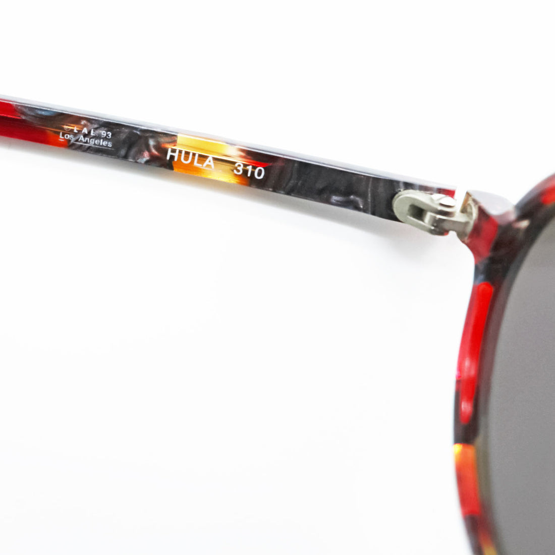 l.a. Eyeworks サングラス ラウンド HULA 310 ブラウン ベッコウ イタリア製