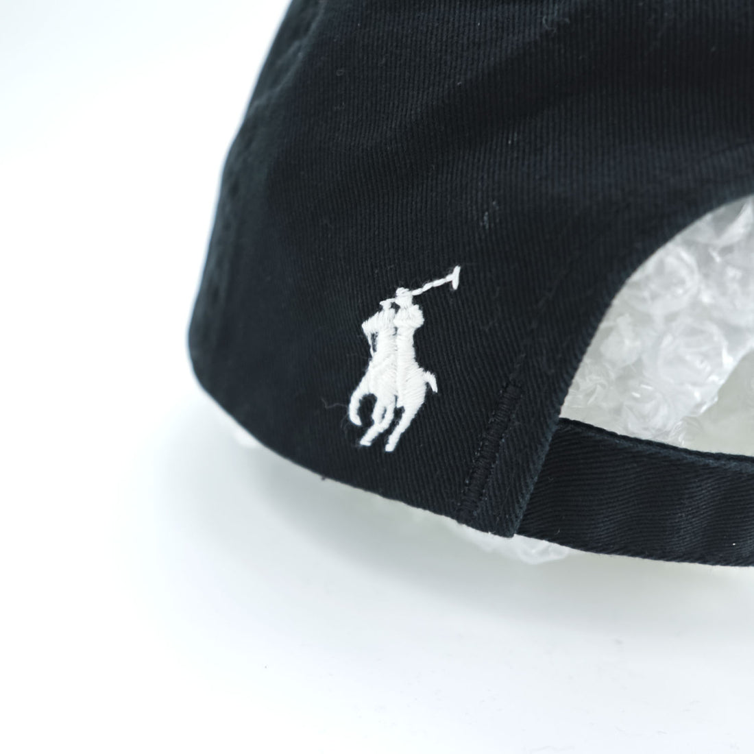 Polo Ralph Lauren 刺繍 コットンツイル キャップ ONE アジャスターベルト ブラック 犬