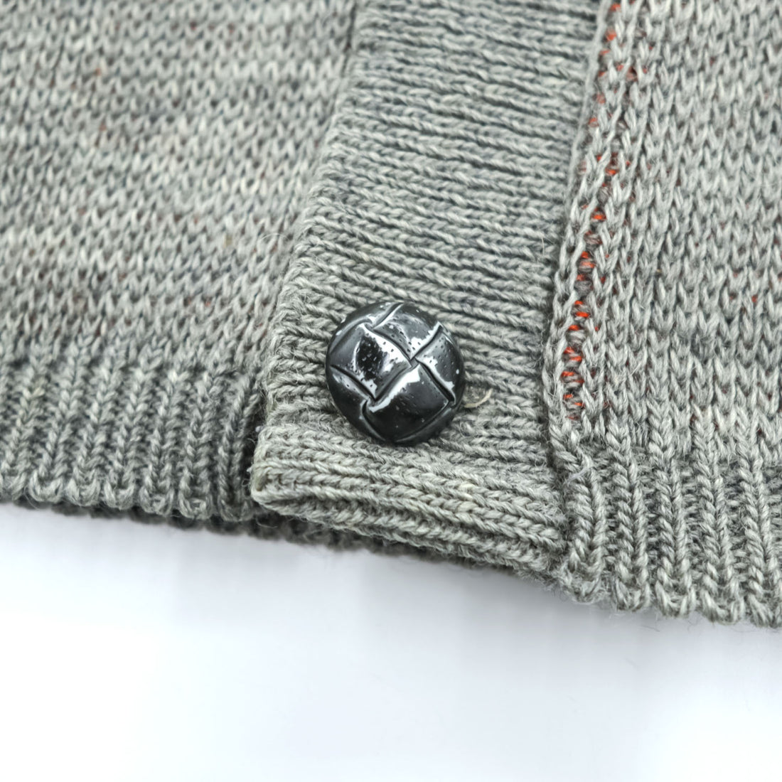 PENDLETON 70年代 ヴィンテージ ショールカラー ニットカーディガン M グレー 白タグ ネイティブ柄