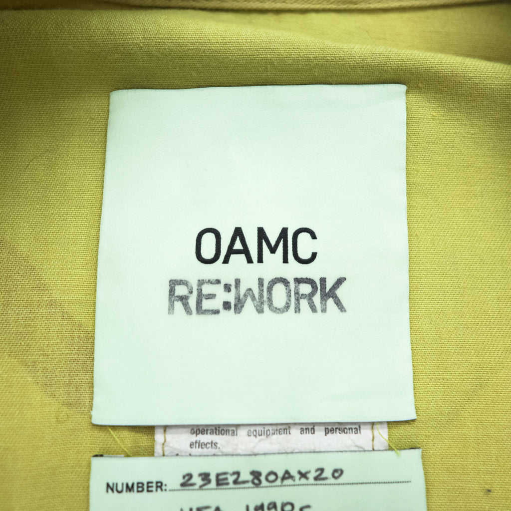 OAMC RE:WORK リメイク 再構築 オールインワン USA ミリタリージャンプスーツ デザートカモ イタリア製 ツナギ 23E280AX20