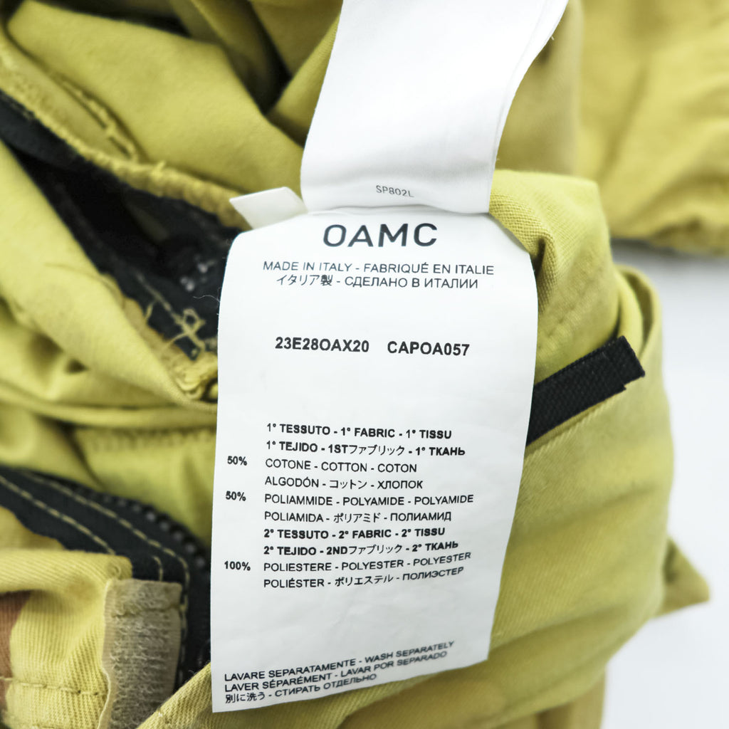 OAMC RE:WORK リメイク 再構築 オールインワン USA ミリタリージャンプスーツ デザートカモ イタリア製 ツナギ 23E280AX20