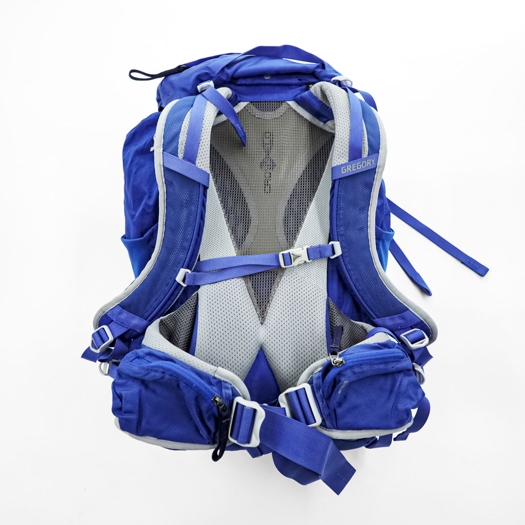 GREGORY バックパック リュック 40L ブルー 背面メッシュ ドローコード Z40