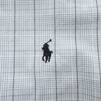 Ralph Lauren 90年代 ヴィンテージ 長袖 ボタンダウンシャツ YARMOUTH グレー チェック ポニー刺繍