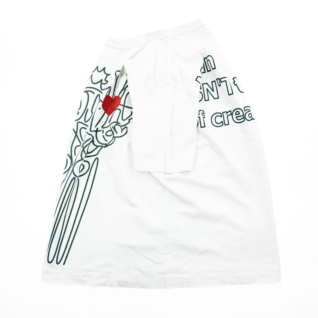 BRU NA BOINNE Tシャツ M ホワイト 両面プリント Man ISN'T the lord of creation