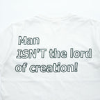BRU NA BOINNE Tシャツ M ホワイト 両面プリント Man ISN'T the lord of creation