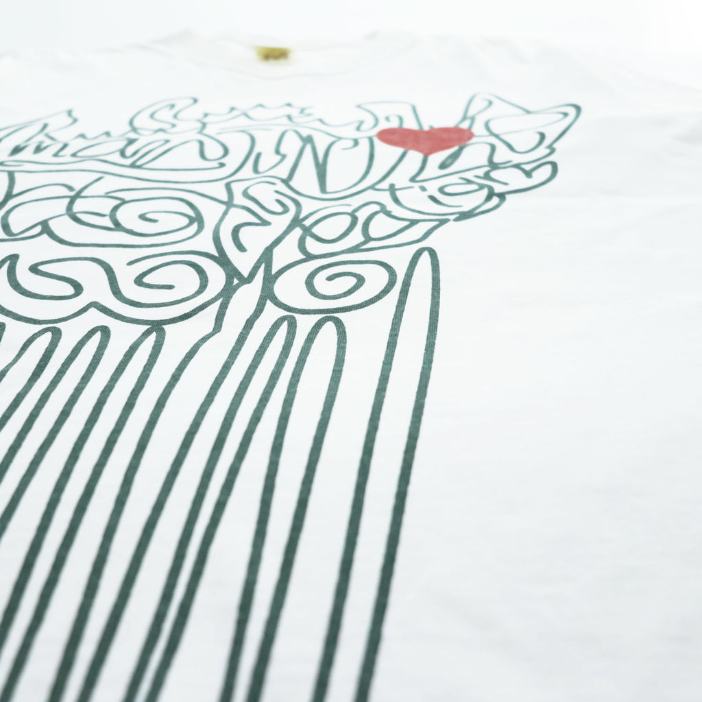 BRU NA BOINNE Tシャツ M ホワイト 両面プリント Man ISN'T the lord of creation