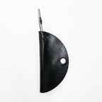 Hender Scheme Circle Key Holder Black Leather 3-Key Hook Wire Loop