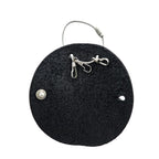 Hender Scheme Circle Key Holder Black Leather 3-Key Hook Wire Loop