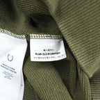 FRED PERRY M2644 Logo Crew Neck Sweatshirt Olive Size S Embroidered Logo