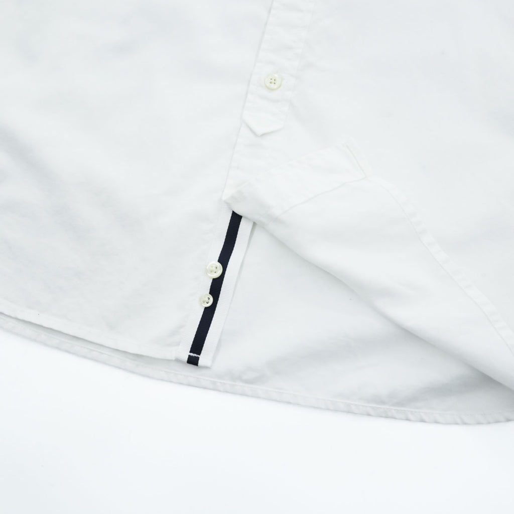 LACOSTE 長袖オックスフォード ボタンダウンシャツ M ホワイト CH5922