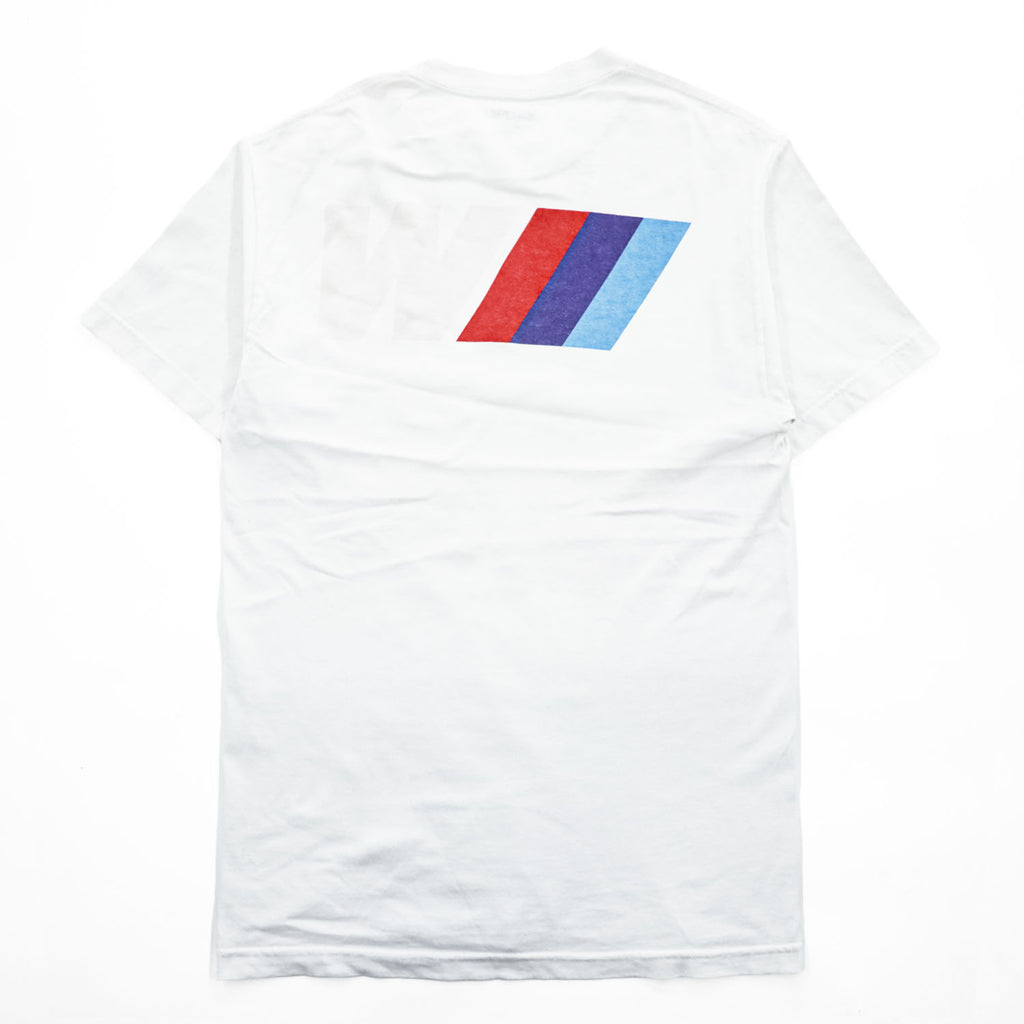 WARPED × MIN-NANO 日本製 Tシャツ L ホワイト BMWパロディ プリント