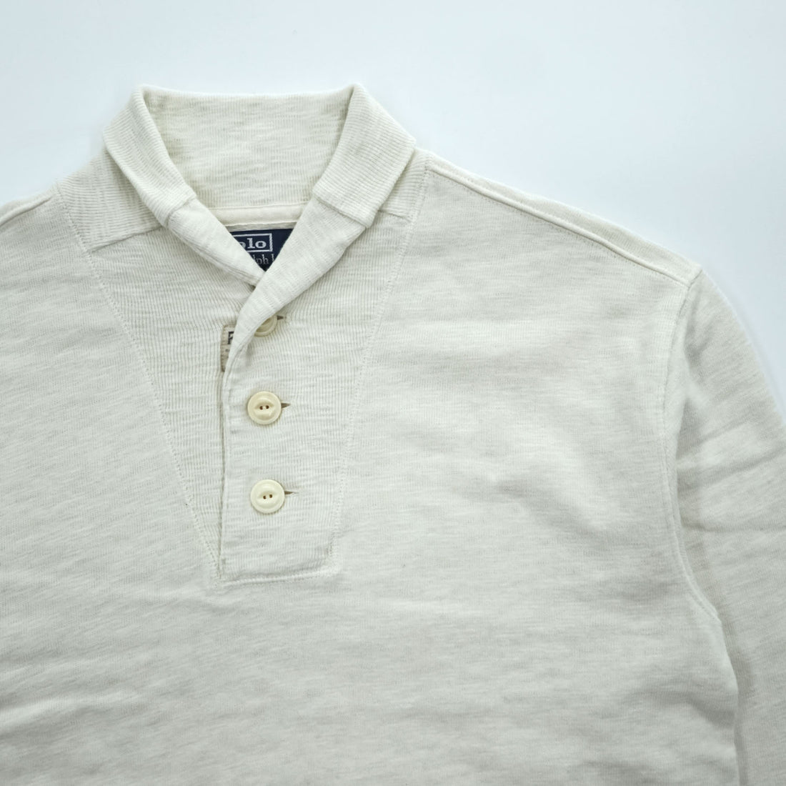 Polo Ralph Lauren 90年代 ヴィンテージ ショールカラー スウェット トレーナー L 裏起毛 カンガルーポケット