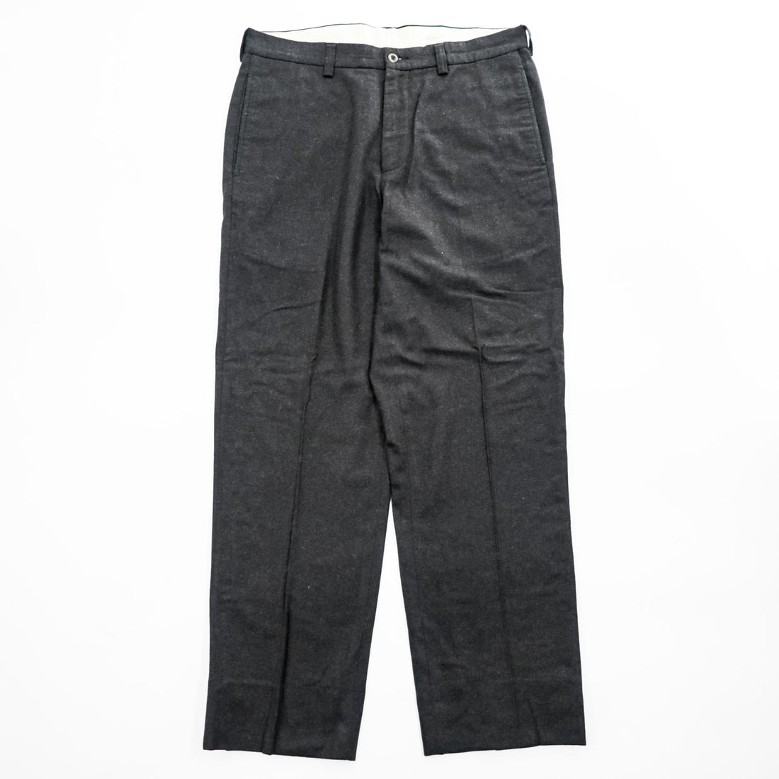 Brooks Brothers ウールナイロン スラックス パンツ L ブラウン チャコール