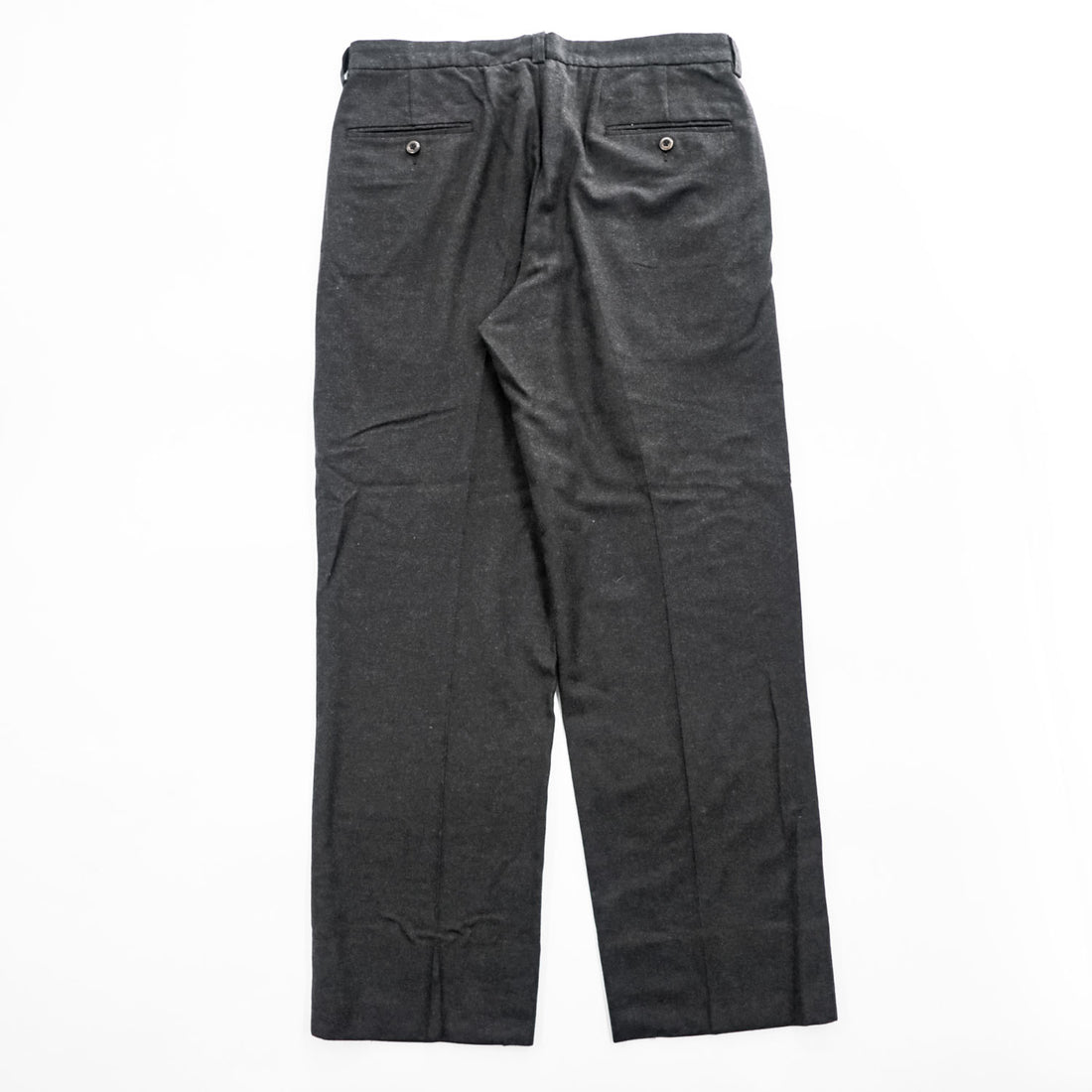 Brooks Brothers ウールナイロン スラックス パンツ L ブラウン チャコール